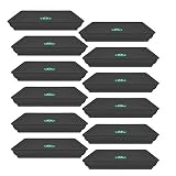 TrustBasket UV Treated Square Bottom Tray(Plate/Saucer) Suitable for 8 inch Square Plastic Pot - Black Color - Set of 12 | Heavy Duty Highly Durable Plant saucerGamla for Indoor Home Decor & Outdoor Balcony Garden