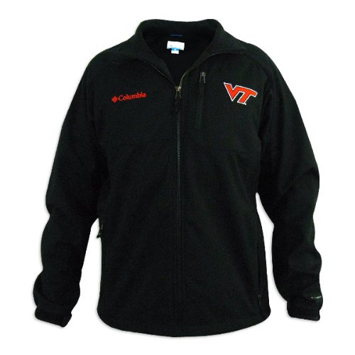 Columbia Virginia Tech Hokies Black Ascender II Softshell Jacket