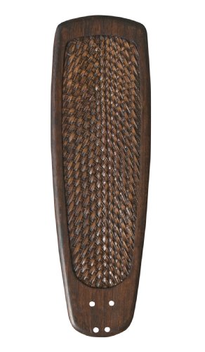 Buy 1 get 1 Emerson Ceiling Fans B92VWA 25-Inch Rattan Hand Carved Ceiling Fan Blades, Vintage Walnut, Indoor, Set of 5 Blades