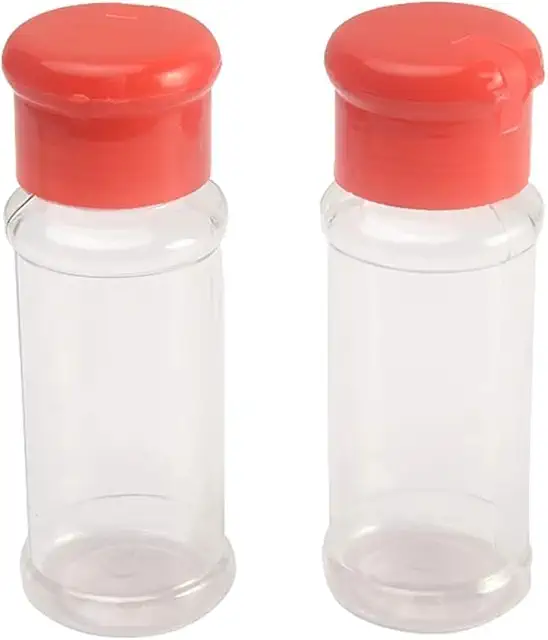 Mini Camping Salt & Pepper Shakers for Lunch Box, 100ml Each