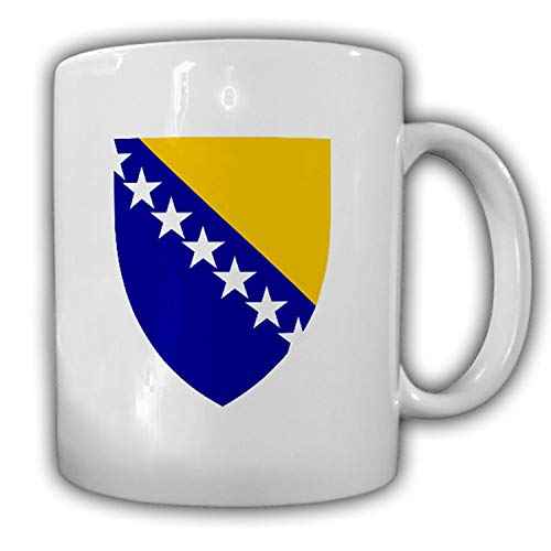 et Bosnie-Herzégovine Drapeau Europe – Tasse café # 13421