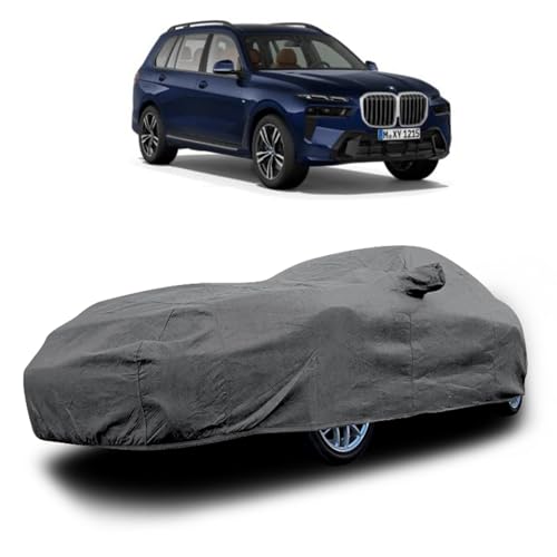 Image of Heavy-Duty Car Cover for Compatible with BMW X7 (2018 to 2025 All Models) Deluxe Car Protection Cover - Waterproof & UV-Resistant All-Season Exterior Protection