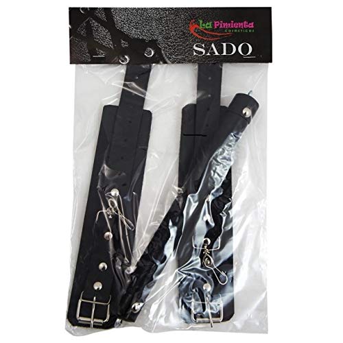 Separador De Braços Em Couro Preta La Pimienta