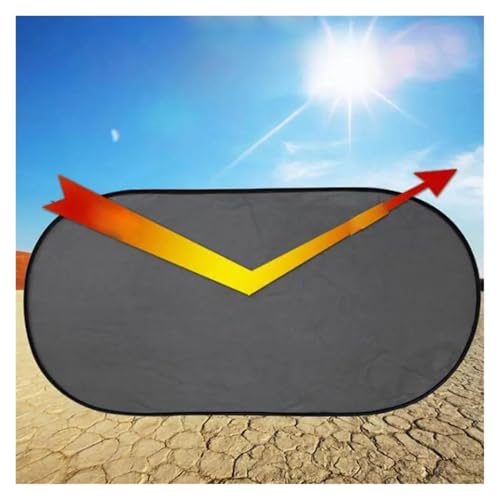 Parasol coche ventanilla trasera protección UV aislamiento 6
