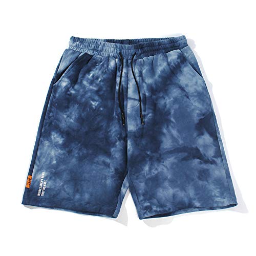 DAHUZI Swim Shorts Men Men's Cargo Short-Reg and Big & Tall Sizes Shorts for Men Running Shorts Blue