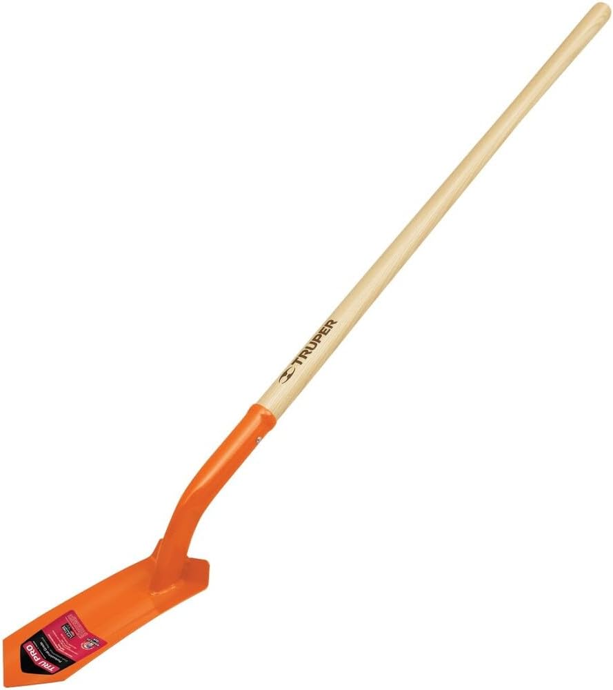 Truper 33094 Tru Pro 47-Inch California Trenching Shovel, 4-Inch Blade, Ash-Wood Handle