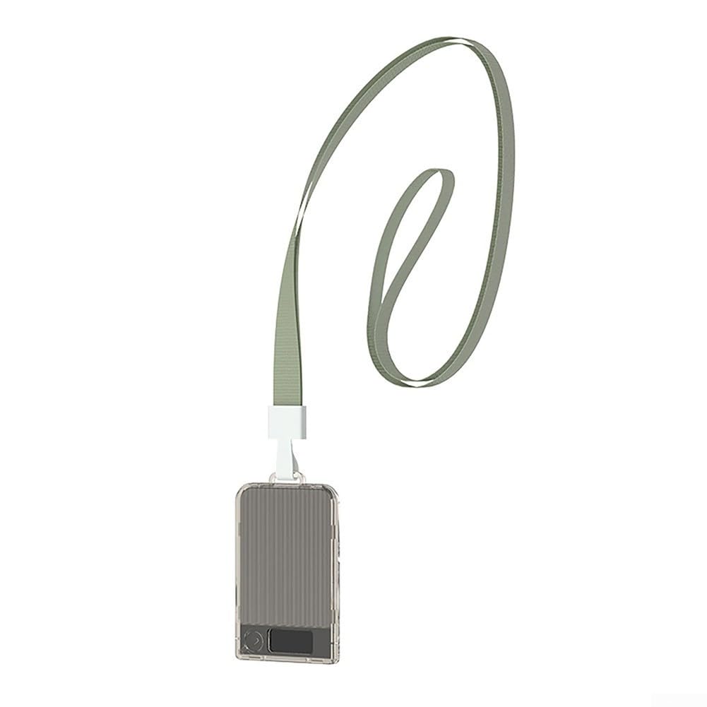 Étui de protection pour ordinateur portable Plaud Note/Plaud Note Pro AI, support magnétique, cordon de serrage, gris