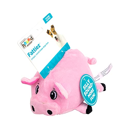 Outward Hound Fattiez Pig Plush Squeaky Dog Toy, Small #TOP5