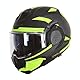 LS2, Klapphelm Motorrad ADVANT REVO Black H-V Yellow, XL