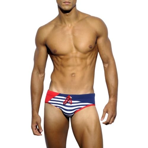 panteasy Stripe Design Swimwear Brief Men Underwear-picture-20