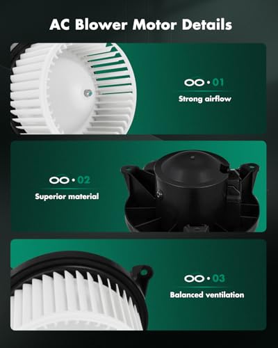 Image of SCITOO HVAC Heater Blower Motor Fit For Lincoln Model - For Town Car 2003-2011 Replacement For # 700121 Blower Fan