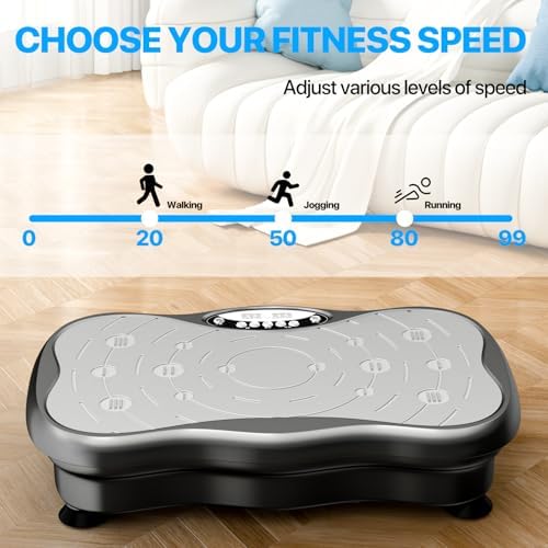 Vibration Plate Exercise Machine for Lymphatic Drainage Weight Loss, Whole Body Workout Vibration Fitness Platform ,Home Training Equipment ,Sport Gym for Weight Loss Fat Burner for Women Men 3 41KfOScsHiL. AC
