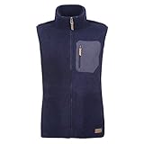 icepeak softshell weste lauriina hoher Kragen ICEPEAK EP Amory Weste für Damen aus Teddy Fleece, Farbe:Blau, Damen Größen:XXL