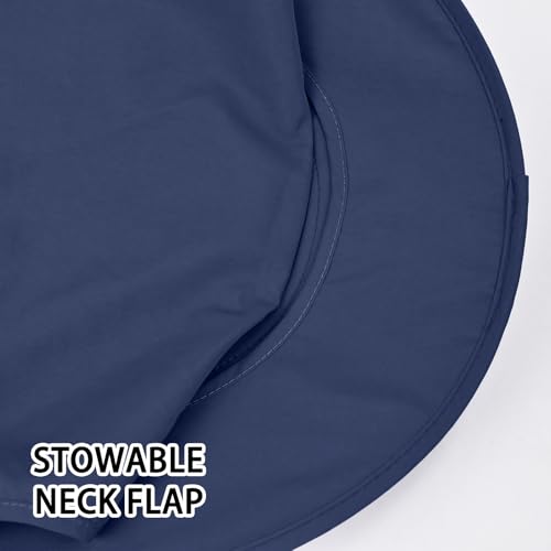Image of Sun Hats for Men Women Fishing Hat UPF 50+ Breathable Wide Brim Bucket Hats Summer UV Protection Safari Hat with Neck Flap