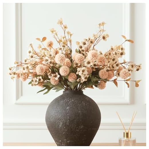 Elegant Beige Silk Flower Arrangement