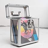 DESIGN PREMIUM : Disponible en 4 coloris élégants (noir, argent, rouge, transparent). Construction aluminium brossé de qualité professionnelle. Un objet fonctionnel qui devient élément décoratif pour sublimer votre passion du vinyle.