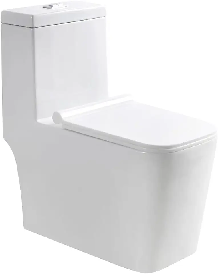 Vaso Sanitário Monobloco Esmeralda Quadrado Completo Caixa Acoplada