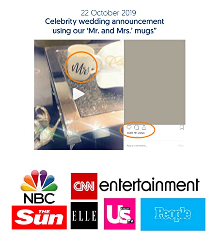 Triple Gifffted Couples Gifts For Christmas, Wedding Anniversary, Engagement - Valentines Day Mr And Mrs Mugs Couple Gift For Husband And Wife, His/Hers, Men/Women, Him/Her, Bride & Groom, Newlywed #TOP7