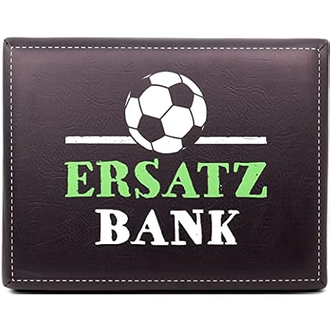 Ferrum Bierkastensitz Kissen Kastensitz mit Aufschrift Ersatzbank Fußball Sitzkissen Sitzpolster Hocker Polster Cover