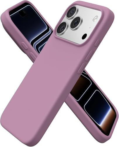Image of Back Cover Compatible with iPhone 17 Pro Max Case Liquid Silicone Full Protection Shock Proof Back Cover for iPhone 17 Pro Max (Lilac)