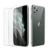 Produktbild iLieber Hülle für iPhone 11 Pro Panzerglas Set, [1 Hülle + 2 Panzerglas] SoftGrip Case TPU Schutzhülle Clear Handyhülle 9H Gehärtetes Schutzfolie Folie Glas für Kompatibel Mit iPhone 11 Pro 5.8 Zoll