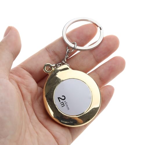 Cinta Métrica Retráctil Pequeña 2 M con Llaveros miniatura 5