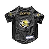 Littlearth NCAA Wichita State Shockers Stretch Pet Jersey, Team Color, Medium