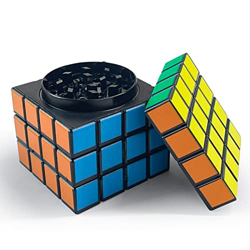 VRUPINZE Square Grinder, Large Zinc Alloy Grinder（2.3'）