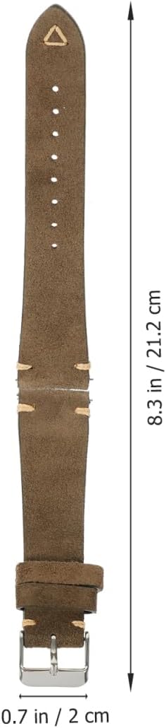 2pcs Suede Leather Strap Watch Straps for Men Watch Bands for Men Mens Leather Watch Watchband