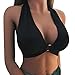 Produktbild FRAUIT BH Damen Neckholder Bandage BH Sexy Tube Oben BH Bügel Baumwolle BH Große Größen Nicht Gepolstert Minimizer Büstenhalter