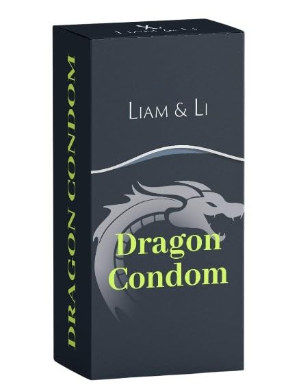 LIAM & LI Dragon Style Silicone Condom 8-Inch | Premium Textured Design for Elevated Experience (Dragon Condom-AB)-image-8