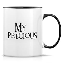 White Mug with Black Handle and Inner