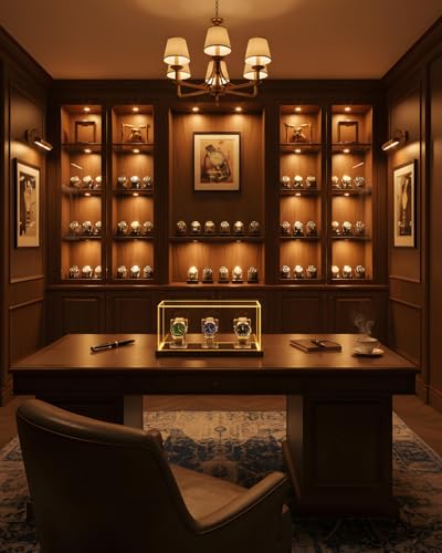 Vitrine LED professionnelle pour montres et coffret d'exposition