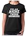 TeeStars - It's An Anime Thing You Wouldn't Understand Women's T-shirt X-Large Black