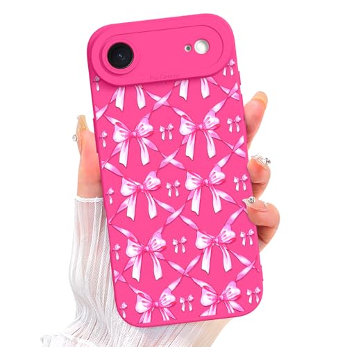 Image of ZIYE for iPhone Air Case Hot Pink Bows Pattern Phone Case