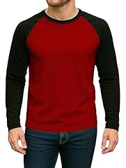 Red & Black - Mens Raglan Lgs