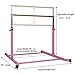 Safly Fun gymmatsdirect Gymnastics Bar for Kids Adjustable Horizontal Junior Training Kip Bars with Mat Optional Ideal for Gymnasts 1-4 Levels for Home