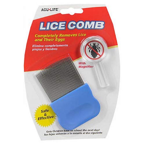 Health Enterprises Lice Comb Standard Medicomb With 5X Magnifier, each (Pack of 2)