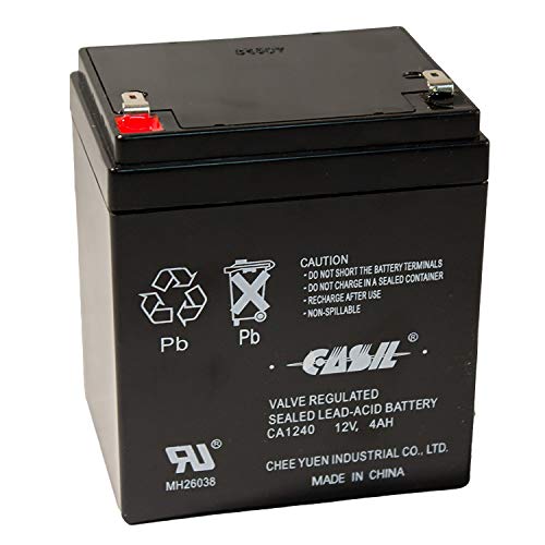 Casil CA1240 Genuine 12V 4Ah SLA Alarm Battery