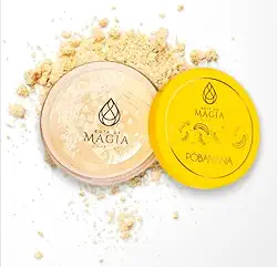Pó Facial Banana Translúcido Gota de Magia HD Ultrafino 12g – Controla Oleosidade, À Prova D'água e Não Estoura no Flash