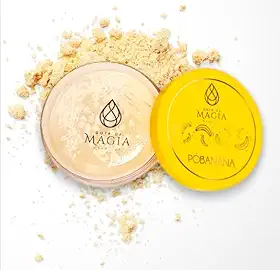 Pó Facial Banana Translúcido Gota de Magia HD Ultrafino 12g – Controla Oleosidade, À Prova D'água e Não Estoura no Flash