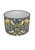 30cm (Diameter 12 x Height 8) William Morris Strawberry Thief Navy Table lamp Shade