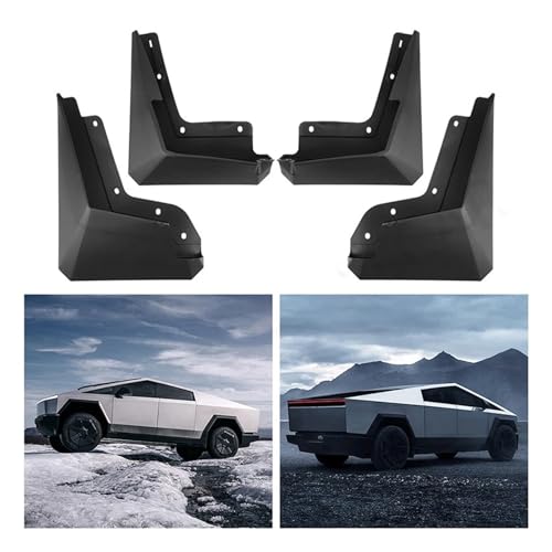 Guardabarros contra salpicaduras para Tesla Cybertruck 2024-2025 3