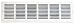 Speedi-Grille SG-246 RAG 24-Inch by 6-Inch White Return Air Vent Grille with Fixed Blades