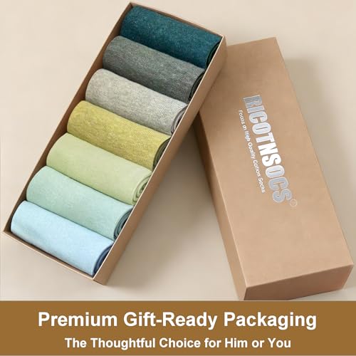 Image of Womens Ankle Socks Cotton No-Show Comfortable Low-Cut Liner Kraft Paper Gift Box