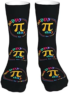 883 Compression Socks Funny Mathematical Happy Pi Day Sports Socks Soft Athletic Socks Comfort Calf Socks For Walking Jogging Trekking 40cm