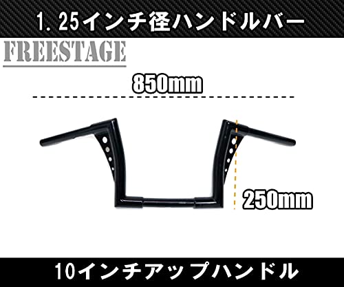 Amazon | ハーレー用1.25インチ ファットバーハンドル/モンキーバー 