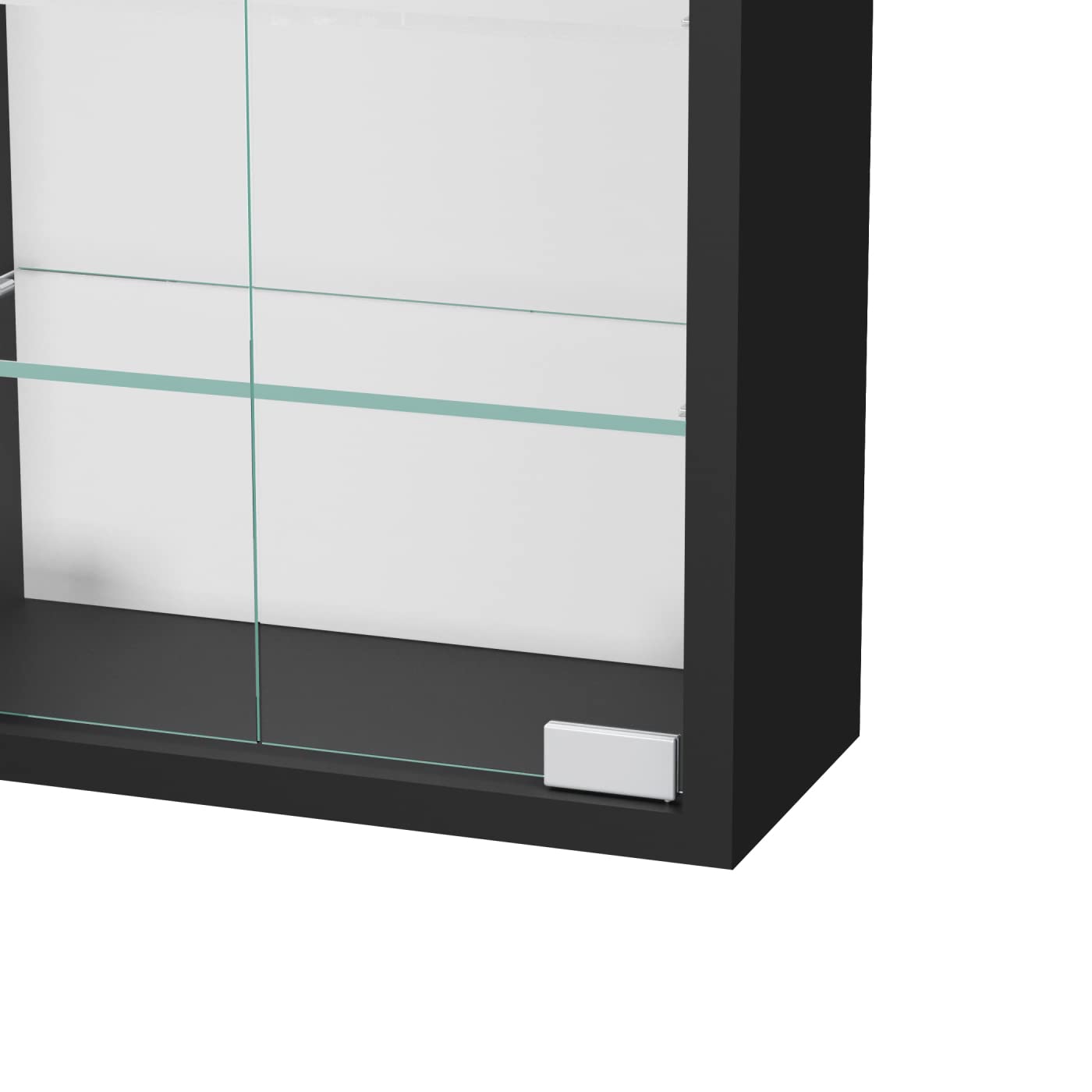 Vitrina vitrina de pared colgante de pie - 40 x 60 x 13 cm