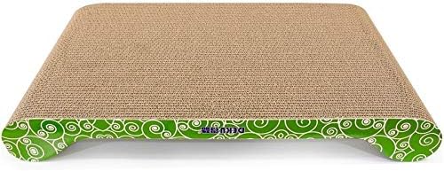 CP-417 Backless Cat Sofa Corrugated Paper Cat Scratch Board Grinding Claw Toy Size: 69.5x38.5x9.5cm