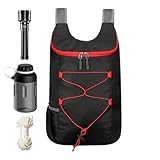 Generico Mochila ligera para viajes – Bolsa cómoda y duradera en la mochila plegable para senderismo | Para hombres, amigos y familias actividades al aire libre playa senderismo ciclismo y cumpleaños